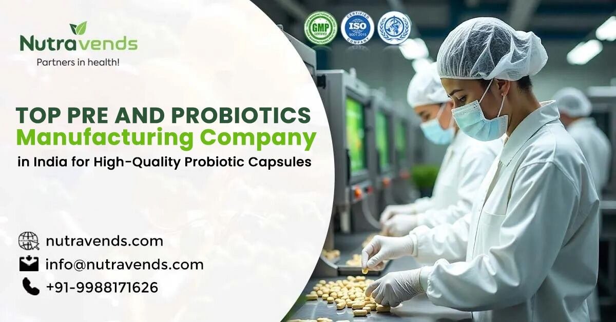 Top Pre and Probiotics Manufacturing Company - Nutravends